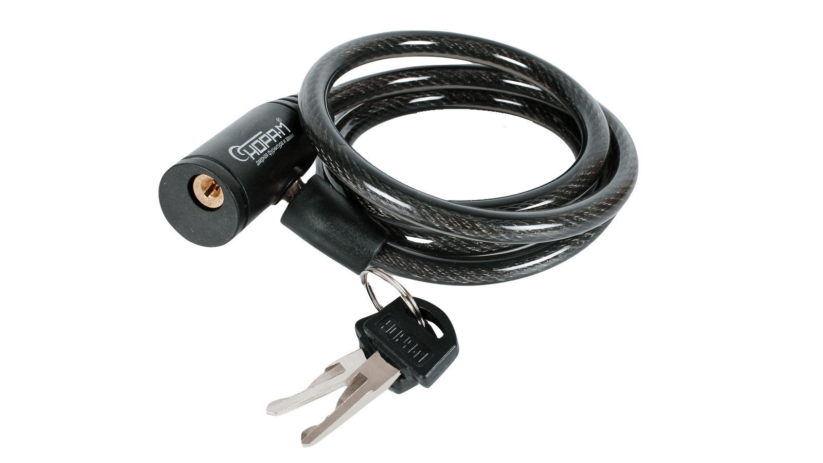 Замок велосипедный №22 размер ф8х1000мм 201.46 фотография №3