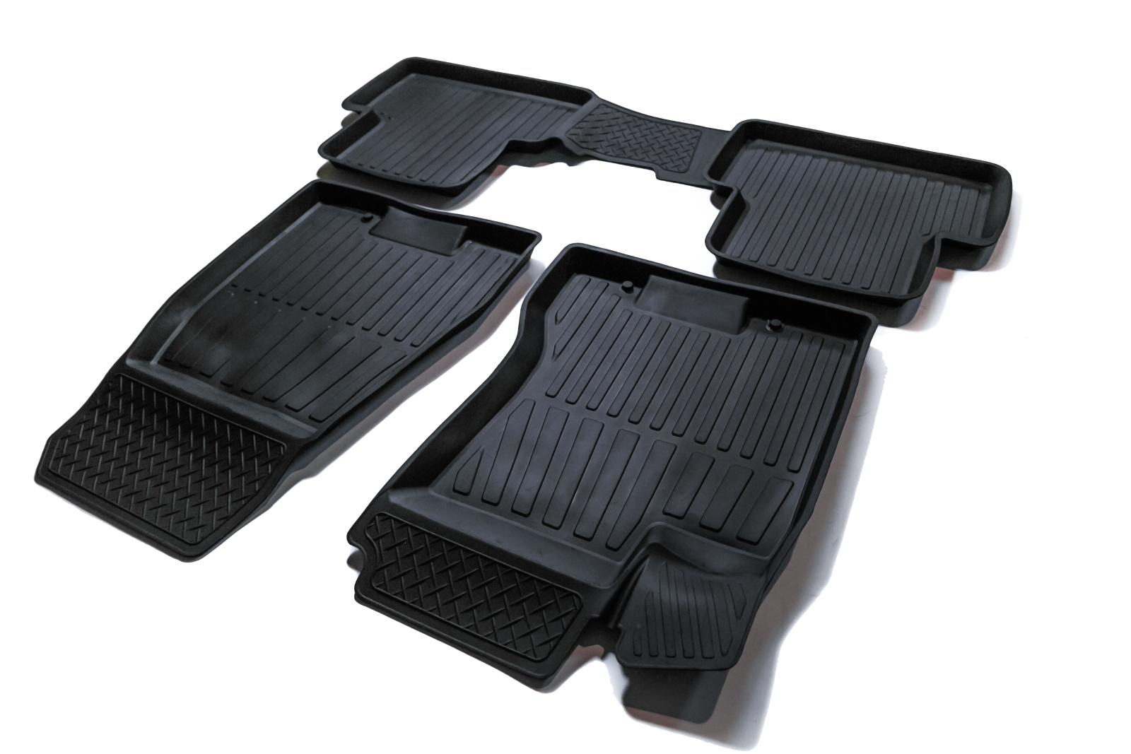 Коврик салона резина 3D PREMIUM для Nissan X-Trail II (2007-2015) фотография №1