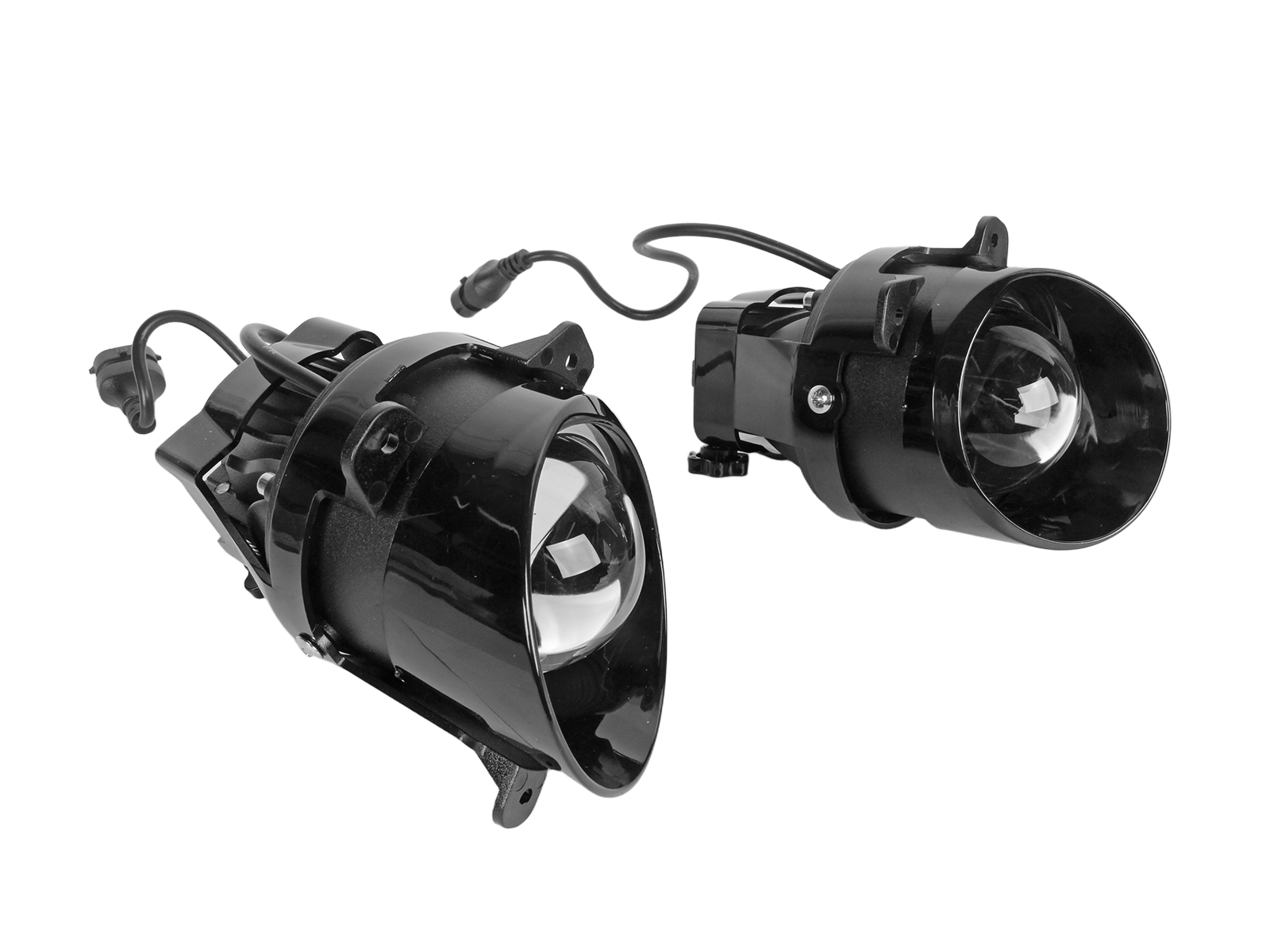 Фары противотуманные 12-24V 35W 6000K диодные комплект ALEON AL-9010W-1 фотография №2
