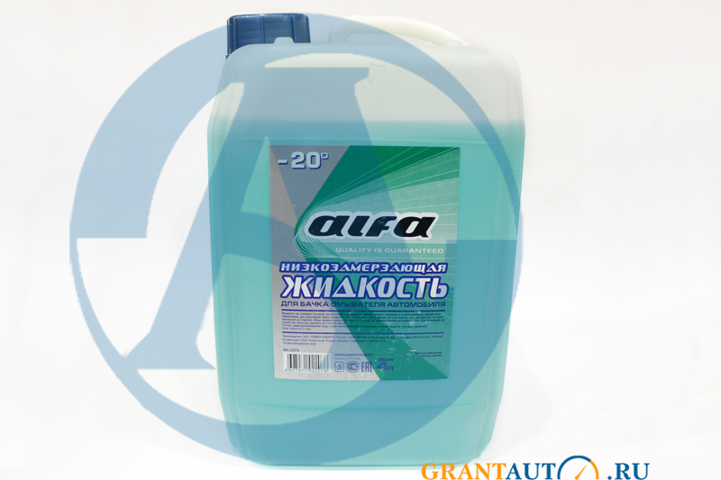 Жидкость незамерзающая ALFA -20C 4л фотография №1