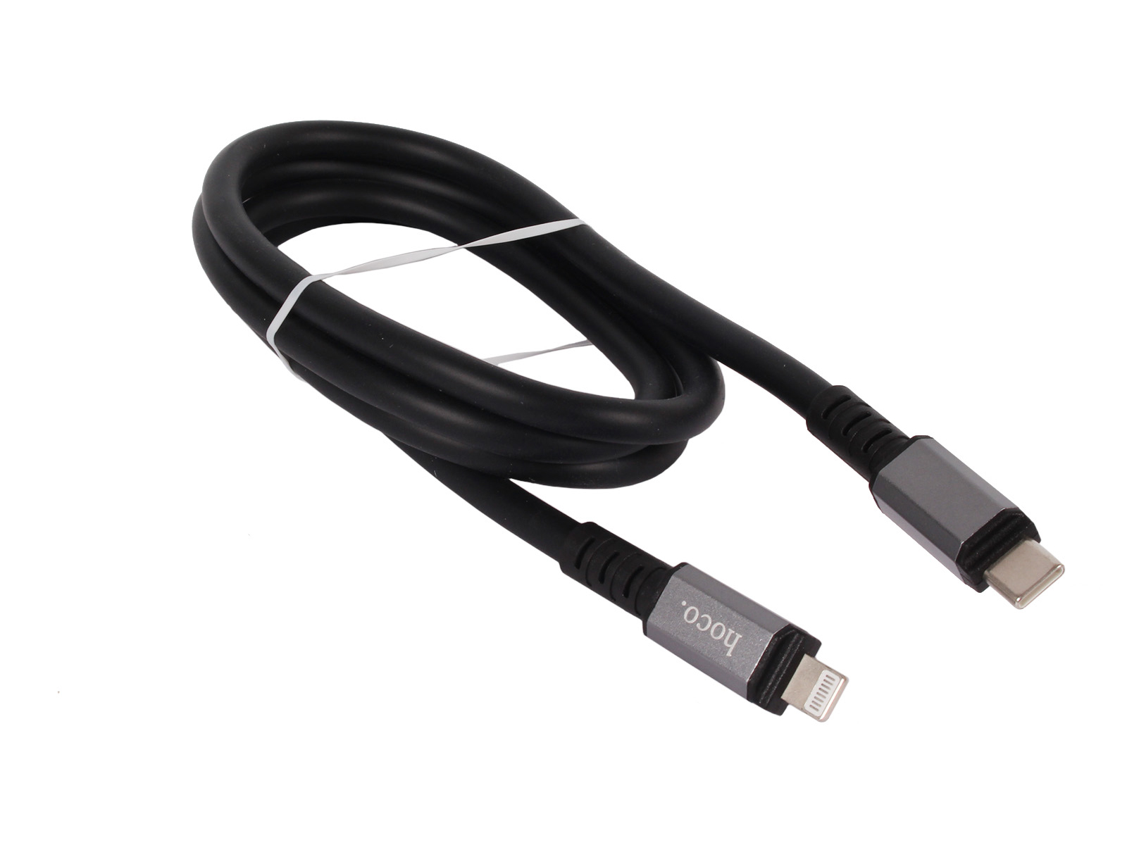 Кабель USB-C HOCO X85 Type-C-Lightning 1м черный фотография №1