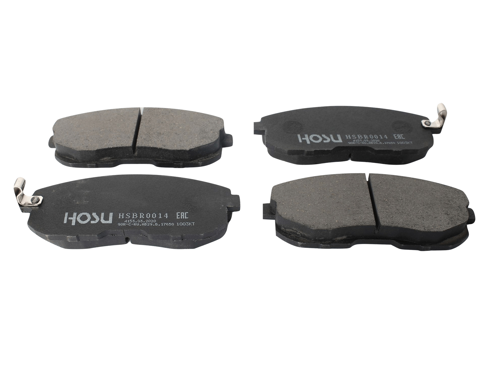 Колодки тормозные HOSU комплект HSBR0014 фотография №2