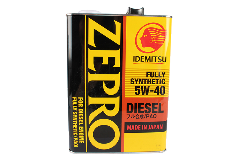 Масло моторное IDEMITSU 5W40 ZEPRO DIESEL CF 4л фотография №2