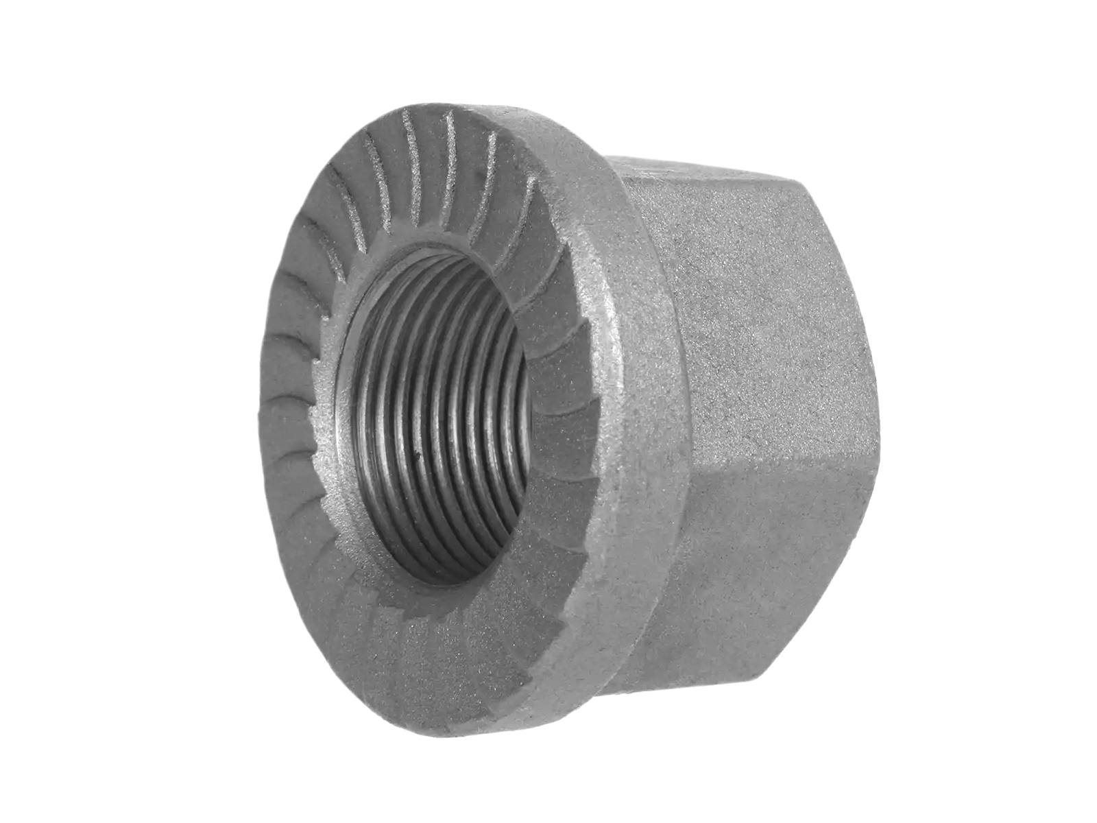 Гайка М30х2-6H стремянки рессоры МАЗ, КРАЗ с насечкой SM 349600 фотография №4