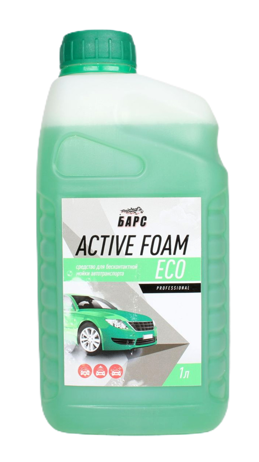Шампунь для бесконтактной мойки БАРС Active Foam Eco 1кг фотография №1