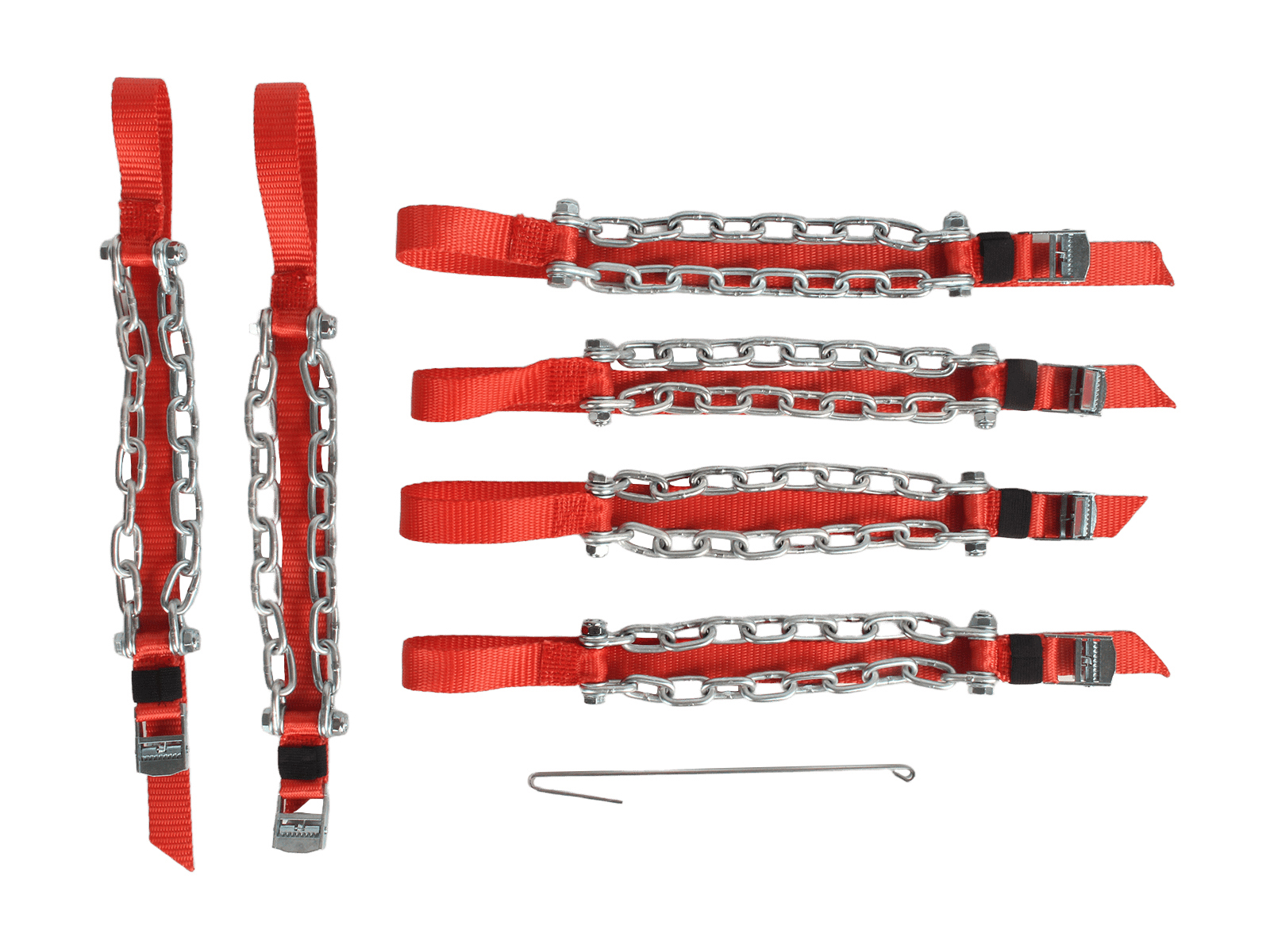 Браслеты противоскольжения до 205мм 6 штук Вездеход Л-1М(6) фотография №1