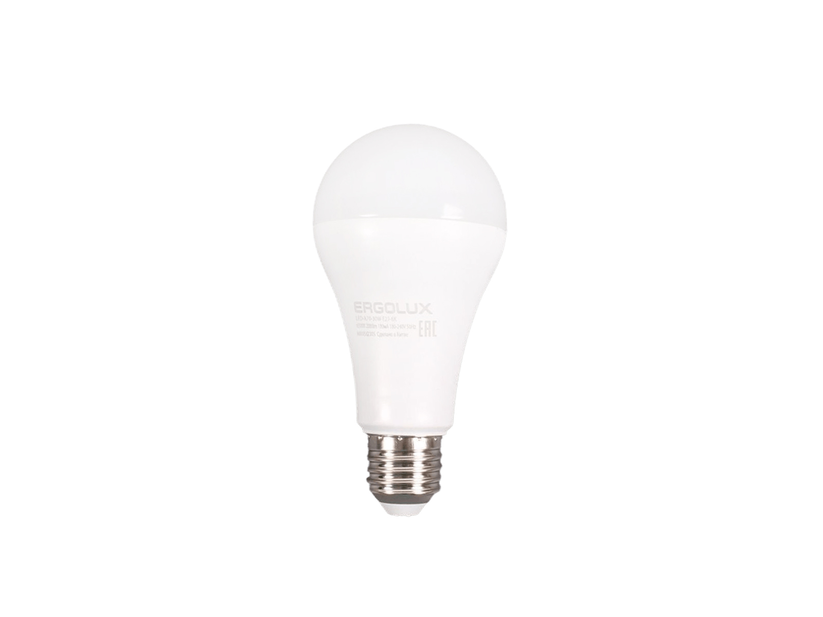 Лампа светодиодная Ergolux LED-A70-30W-E27-6K фотография №1