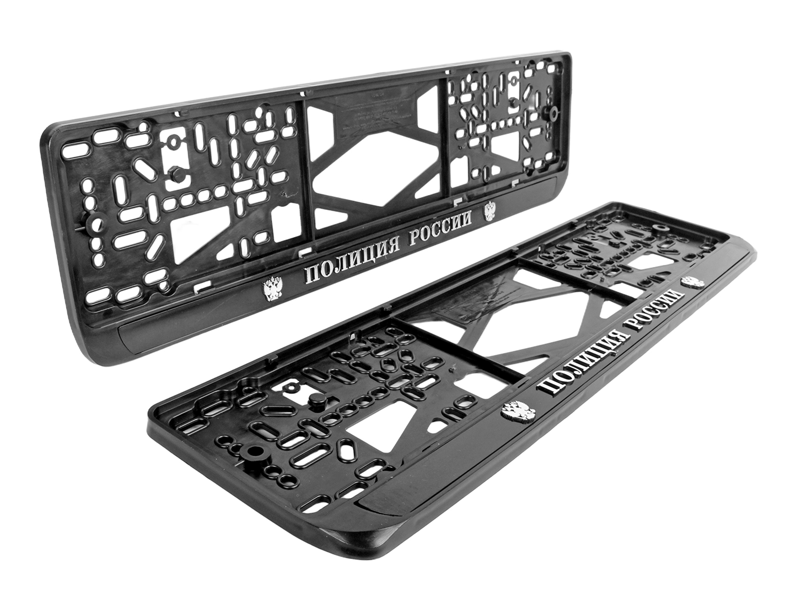Рамка знака номерного ПОЛИЦИЯ РФ комплект 2 штуки фотография №2