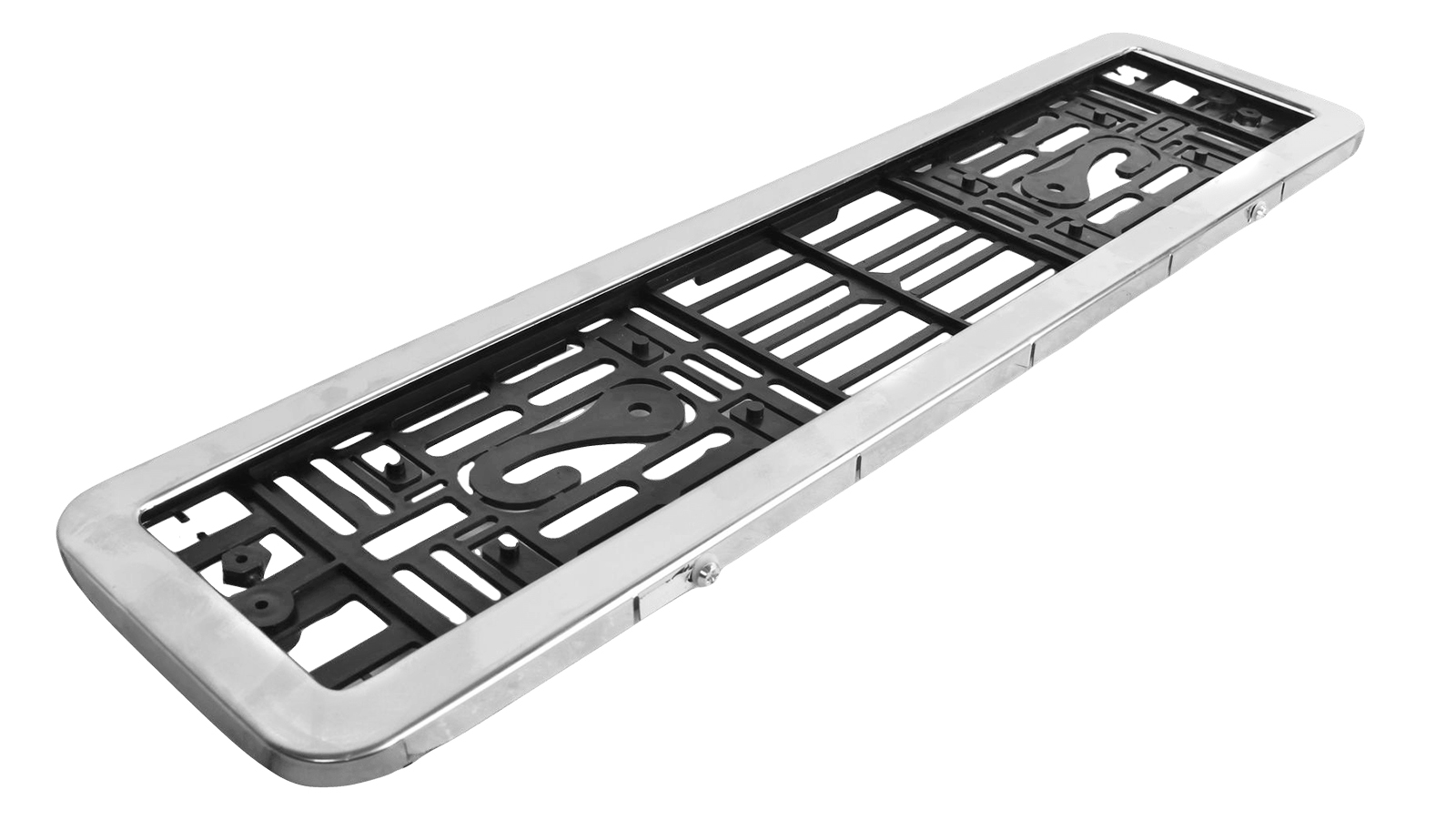 Рамка номерного знака овальная ЛАДЬЯ черная прорезь 1 штука фотография №3