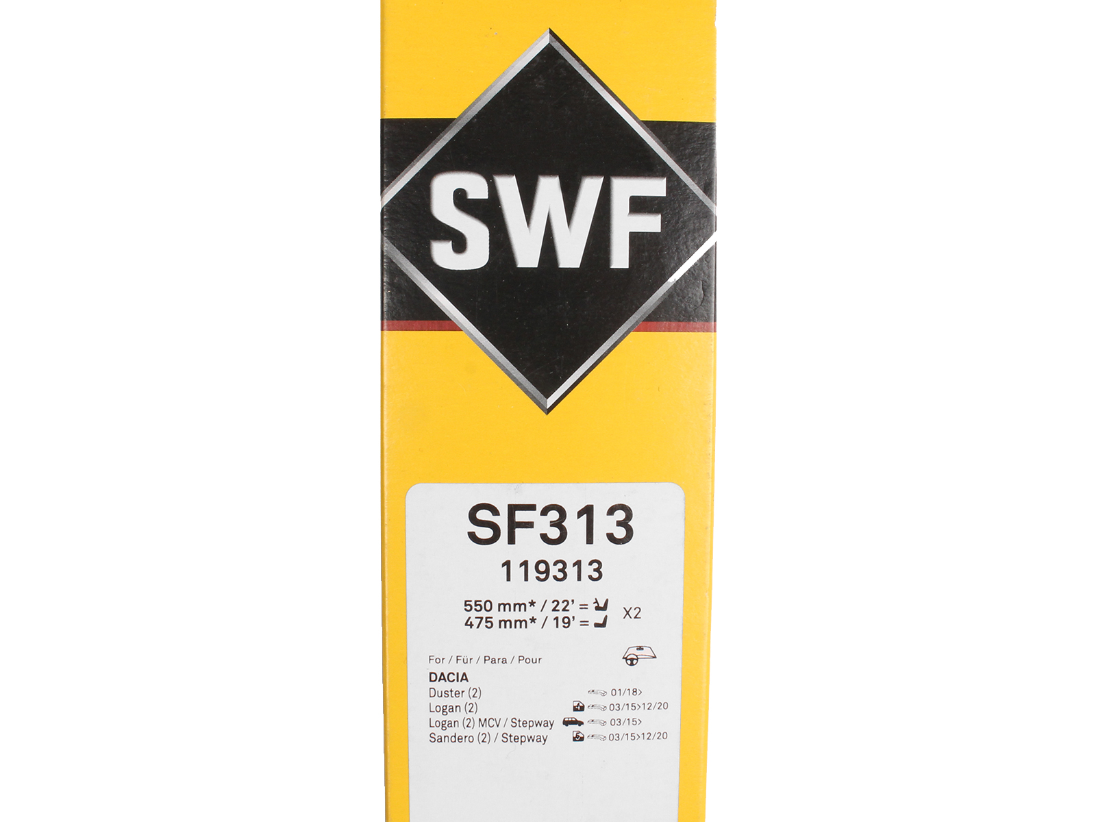 Щетка стеклоочистителя SWF комплект фотография №5