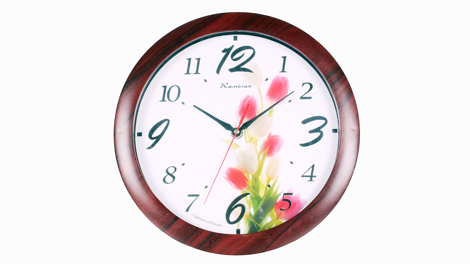 Часы настенные Тюльпаны 4318053 фотография №1