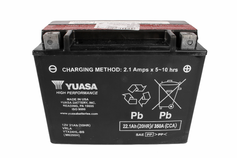 Мотоаккумулятор YUASA YTX24HL-BS (Y50-N18L-A, A3) фотография №3