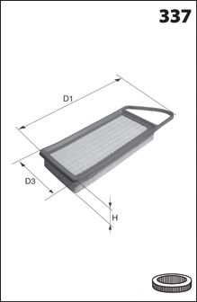 Фильтр воздушный MECAFILTER ELP9026 фотография №1