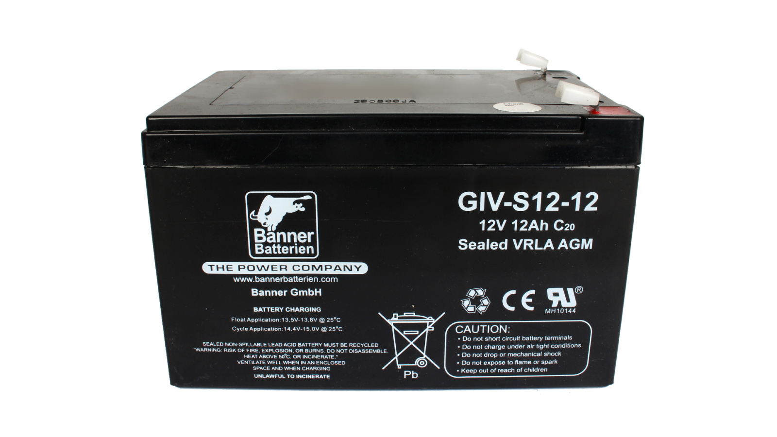 Аккумуляторная батарея BANNER GiV-S 12-12 Австрия 150x97x99 фотография №1