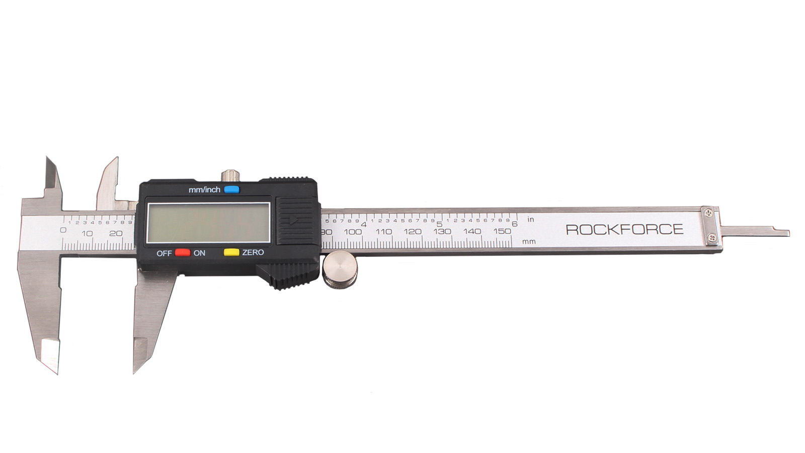 Штангенциркуль ROCKFORCE электронный 150мм 0.01мм с глубиномером фотография №3