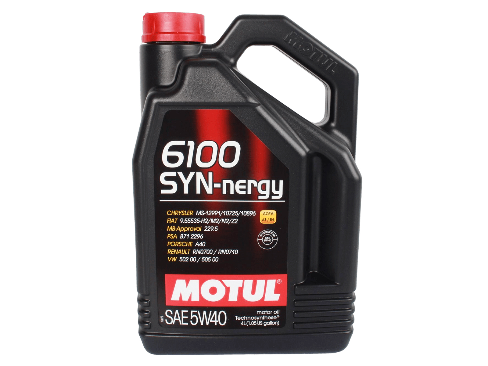 Масло моторное MOTUL 6100 SYN-NERGY 5W40 4л фотография №1