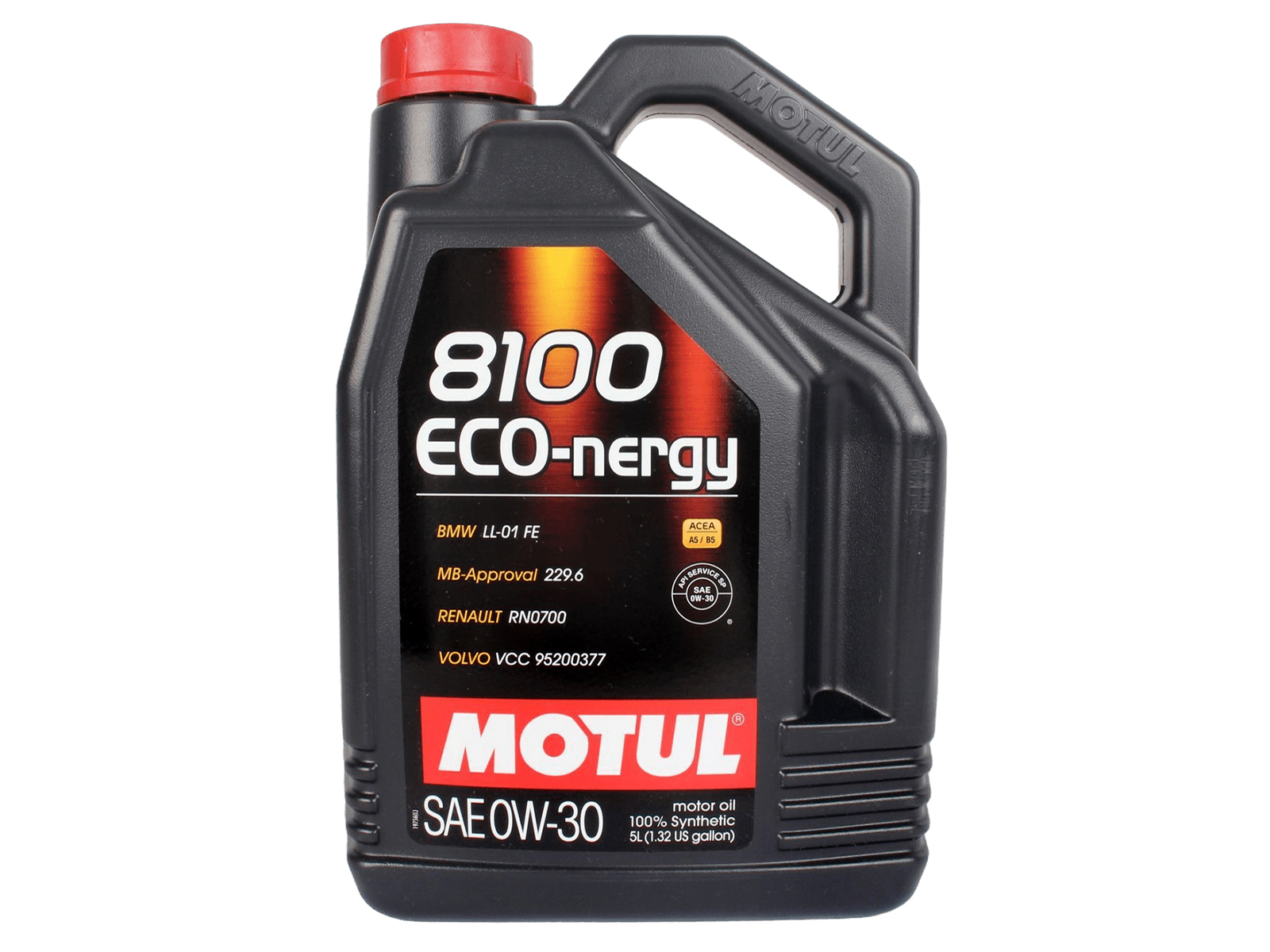 Масло моторное MOTUL 8100 ECO-NERGY 0W30 5л A5/B5 фотография №1