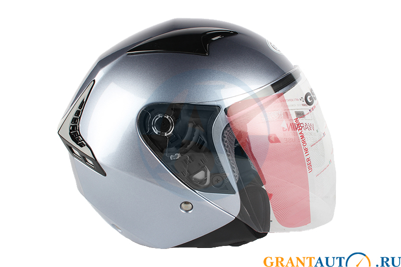 Шлем интеграл GSB G-240 серый металлик S фотография №1