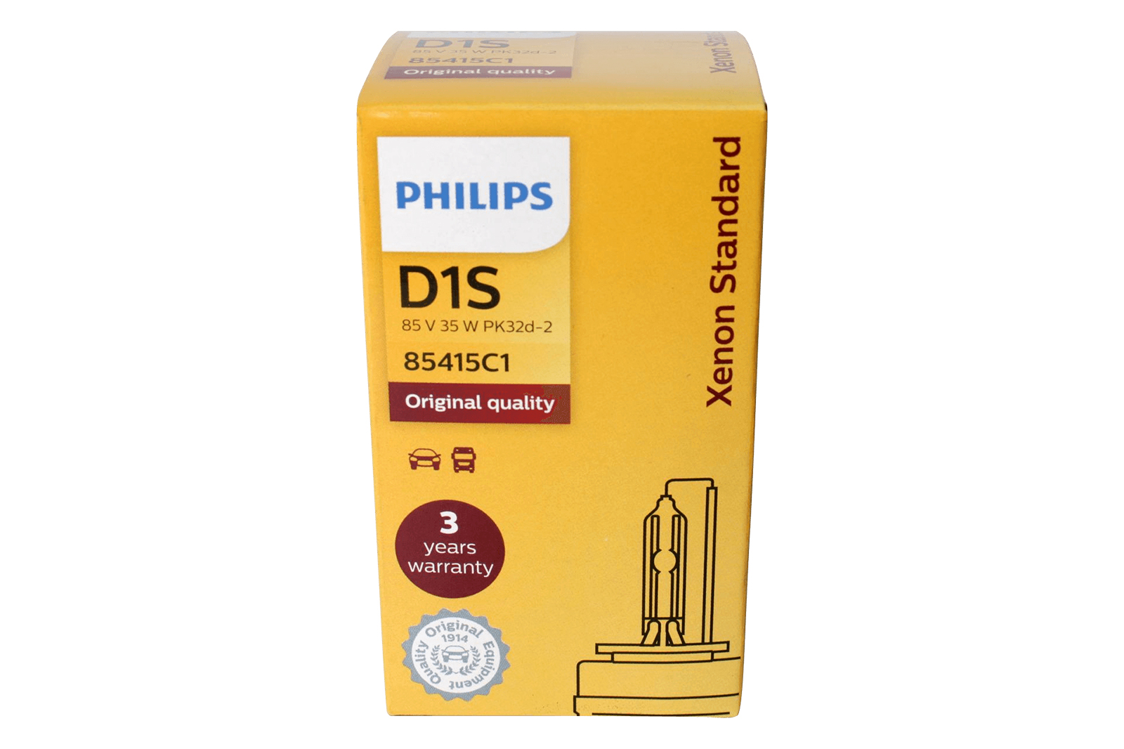 Лампа ксеноновая 85V 35W D1S 4300K PHILIPS 1 штука фотография №4