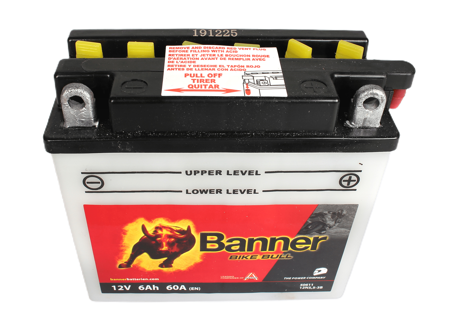 Аккумуляторная батарея BANNER Bike Bull 12N5.5-3B 6СТ6 506 011 004 фотография №2