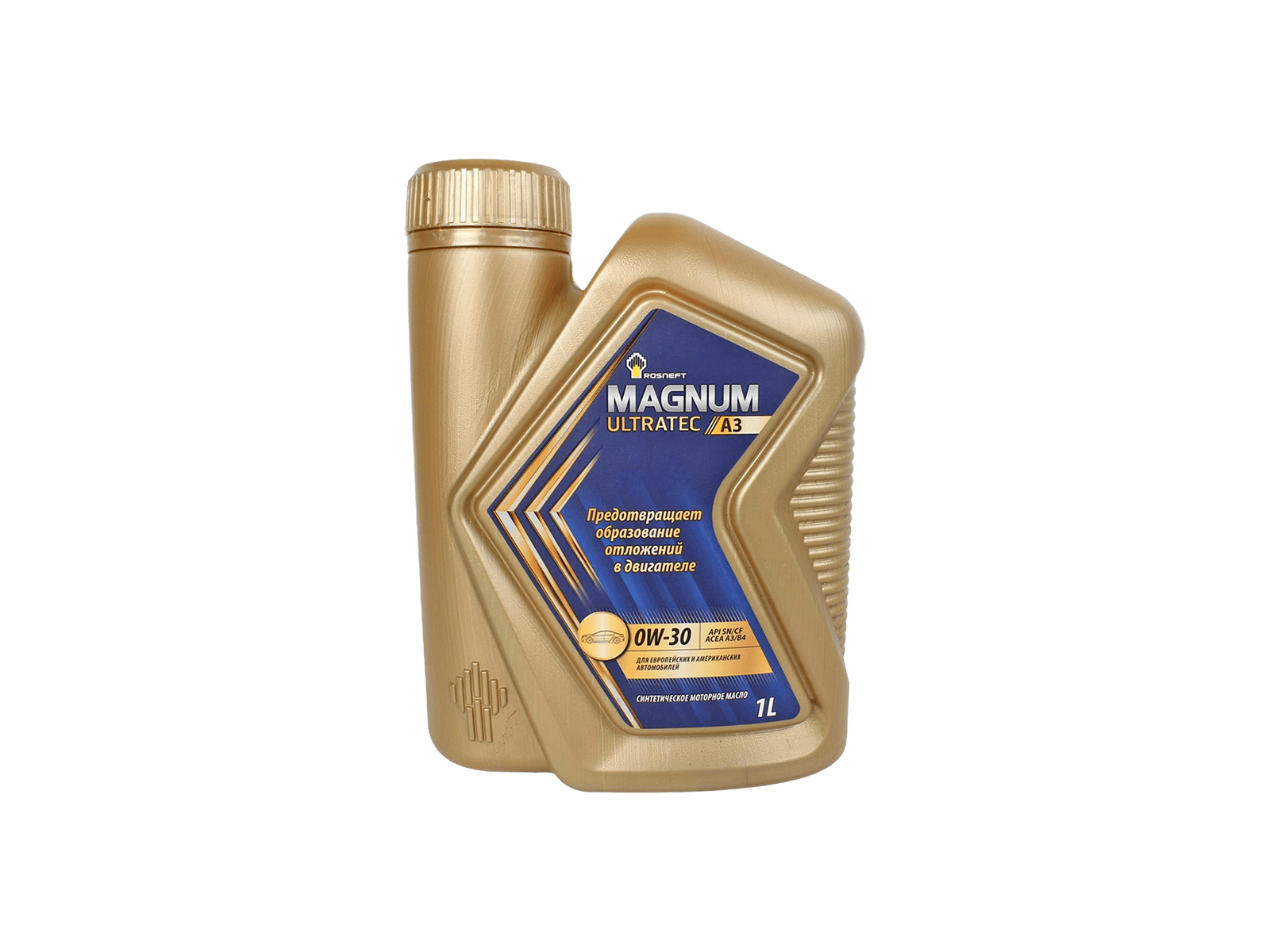Масло моторное РОСНЕФТЬ Magnum Ultratec A3 0W30 1л фотография №1