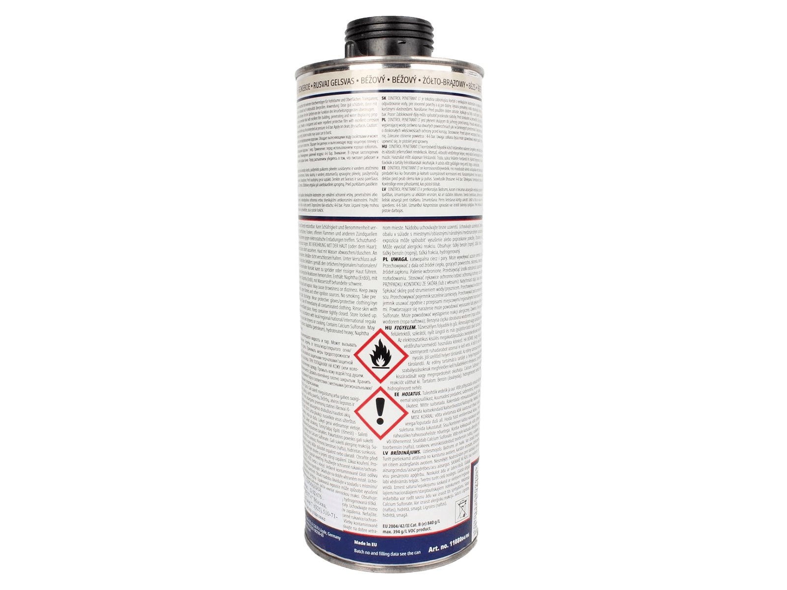 Антикор DINITROL Penetrant для скрытых полостей 1л фотография №3