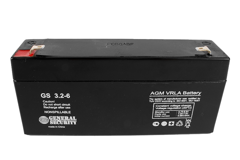 Промышленная аккумуляторная батарея General Security GS3.2-6L фотография №2