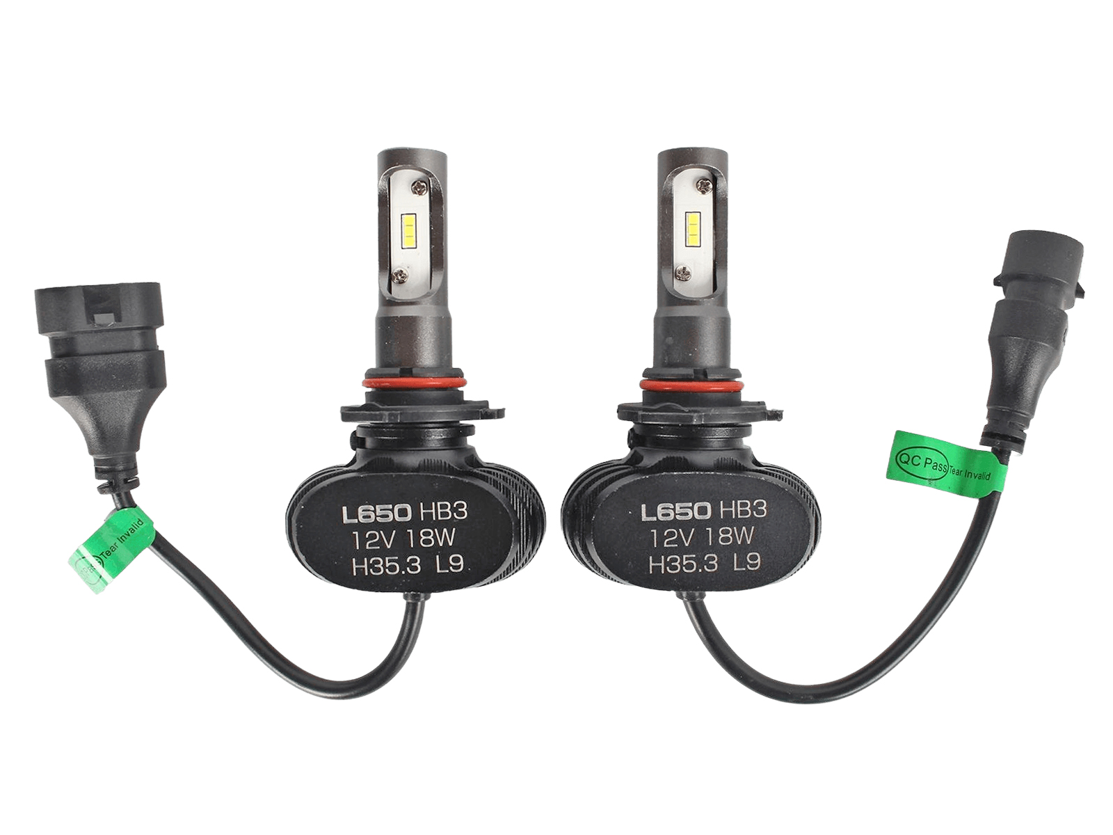 Лампы светодиодные MASUMA LED HB3 18W 6000K 4000LM P20D L650 комплект 2 штуки фотография №3