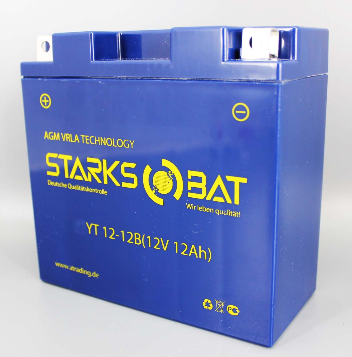Аккумуляторная батарея STARKSBAT YT 12-12B YT14B-BS 6СТ12 фотография №2