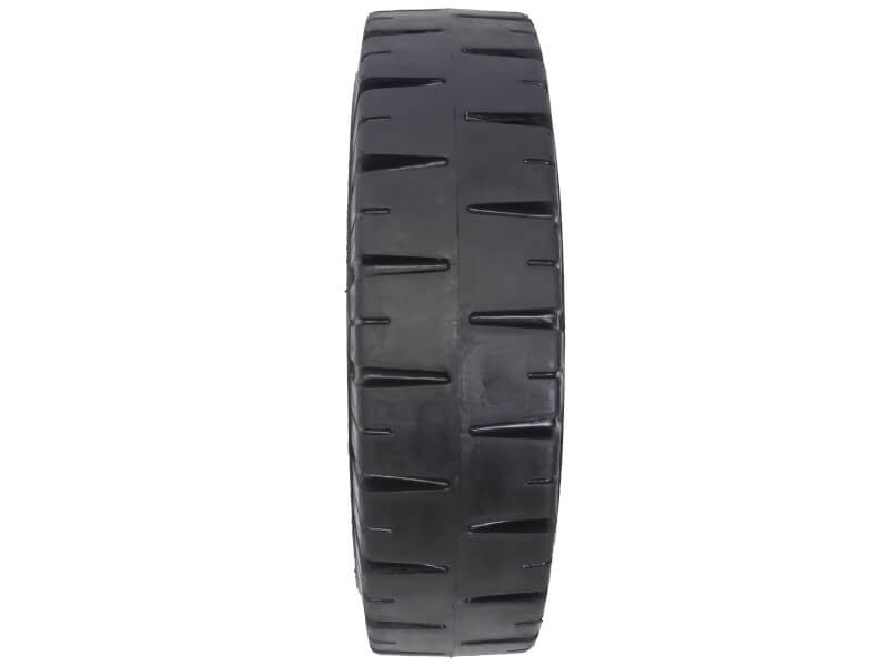 Шина цельнолитая (суперэластик) 6.50-10 Rubber Wheels Standard (с буртом) фотография №3