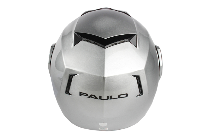 Мотошлем модуляр PAULO S-800 серый размер L фотография №4