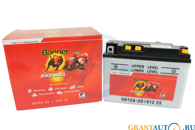 Аккумуляторная батарея BANNER Bike Bull 6N12A-2D 012 025 008 фотография №1