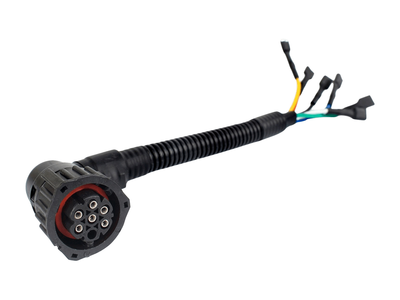 Разъем КАМАЗ, МАЗ 6-и контактный фонаря заднего байонет угловой  РФ66-121 фотография №2