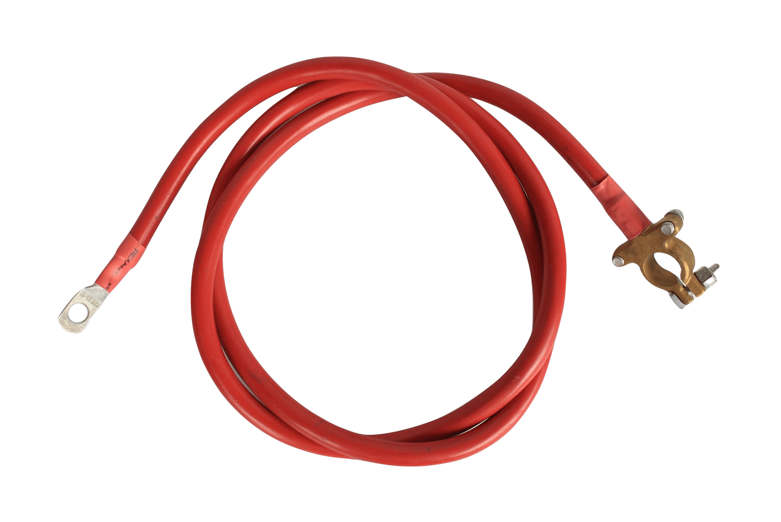 Провод АКБ соединительный плюсовой L-1500мм 35кв. болт-клемма фотография №1