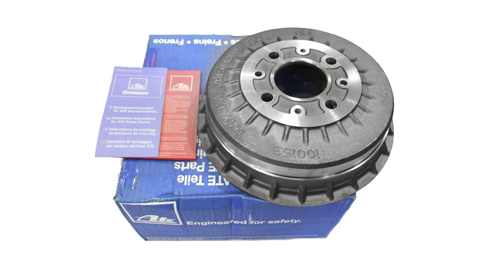 Барабан тормозной ВАЗ-2108 ATE 2шт комплект 24.0220-0020.1 фотография №1