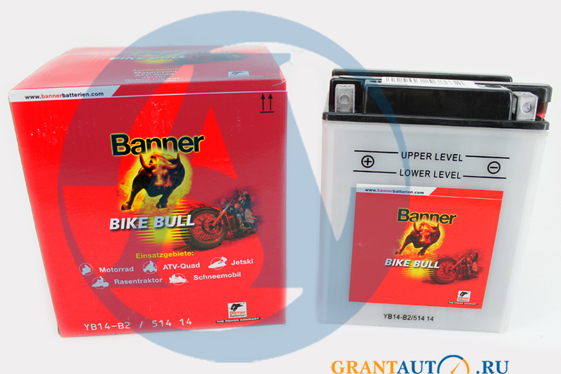 Аккумуляторная батарея BANNER Bike Bull YB14-B2 514 014 014 фотография №1