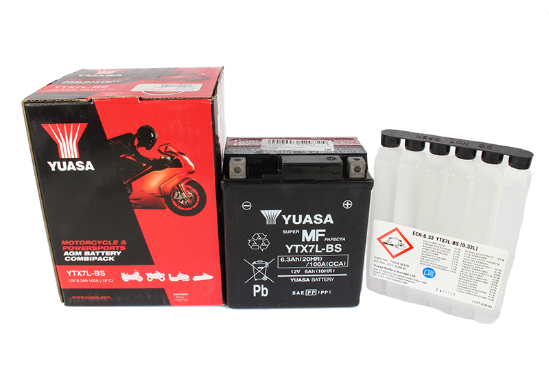 Мотоаккумулятор YUASA YTX7L-BS фотография №2