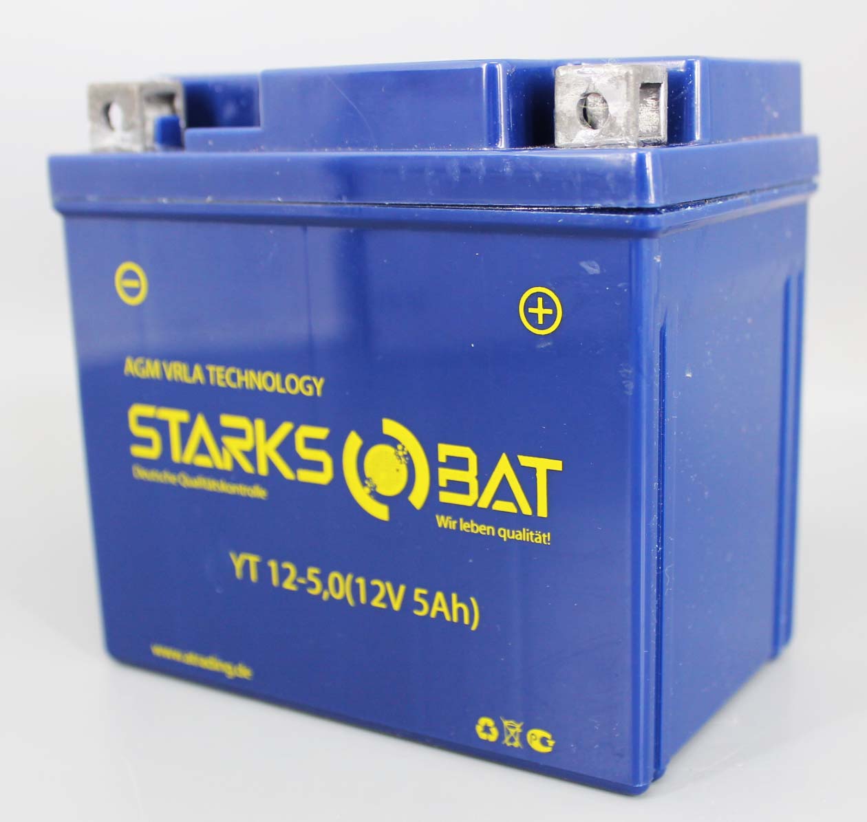 Аккумуляторная батарея STARKSBAT YT 12-5.0 YTX5L-BS 6СТ5 фотография №2