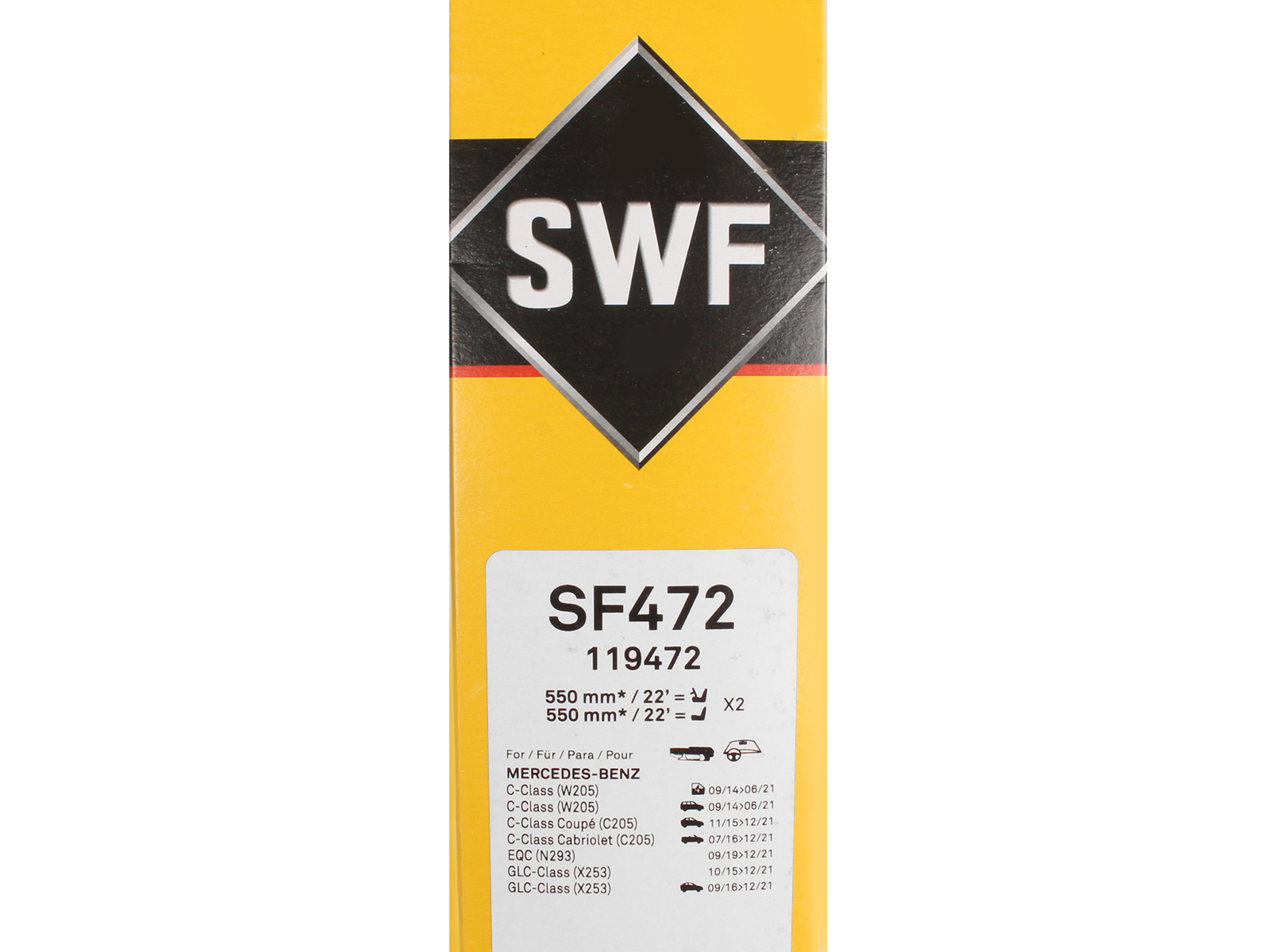 Щетка стеклоочистителя SWF 119472 Visioflex комплект фотография №5