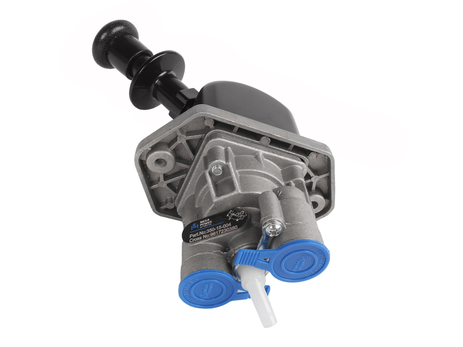 Кран КАМАЗ, МАЗ, ГАЗ-3310 Валдай стояночного тормоза (2-х контурный) MEGAPOWER фотография №2