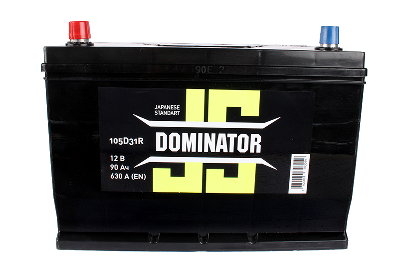 Аккумуляторная батарея DOMINATOR 6СТ90 азия нижнее крепление фотография №2