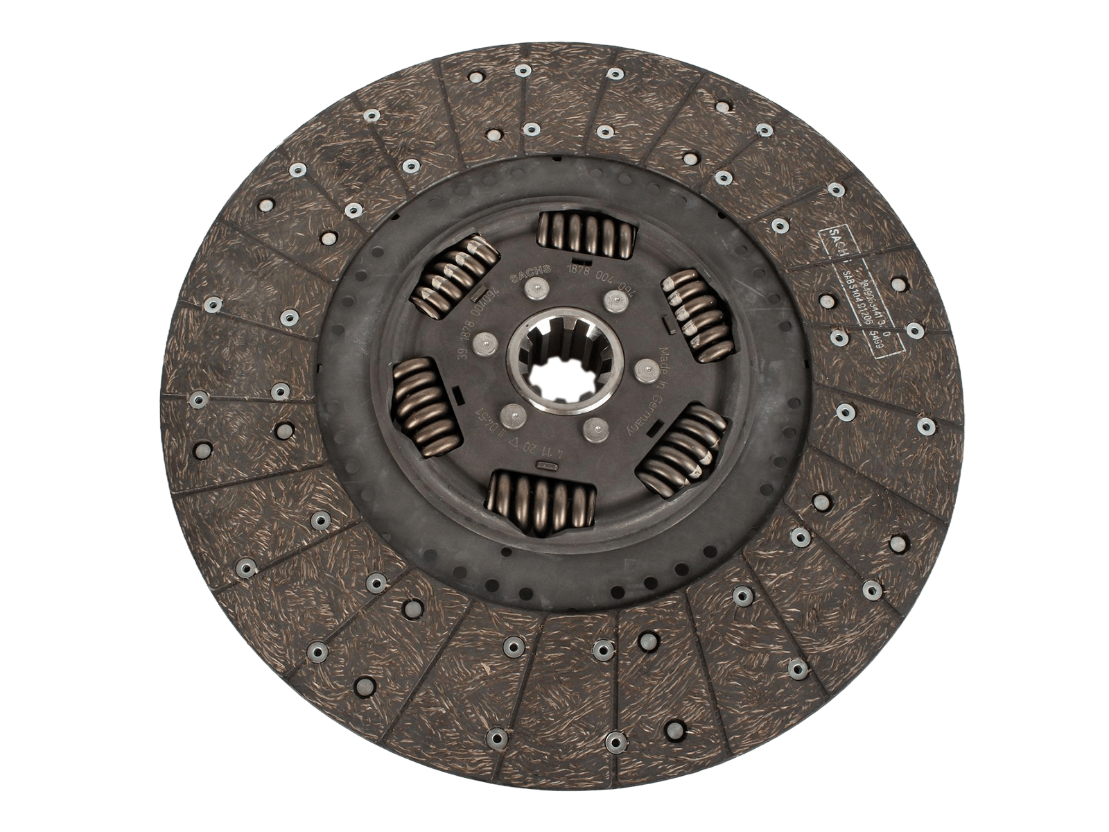 Диск сцепления КАМАЗ-4308, 43253 КПП ZF 142 144 MF-395 SACHS фотография №3