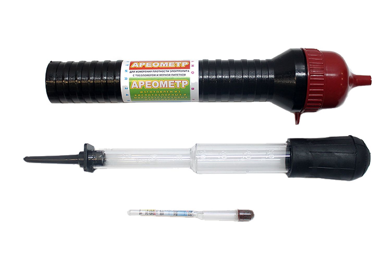 Ареометр электролита и тосола с воронкой ТОП АВТО фотография №1