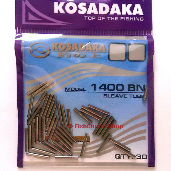 Трубка обжимная 0.8mm 30 штук Kosadaka 1400BN-08 фотография №1