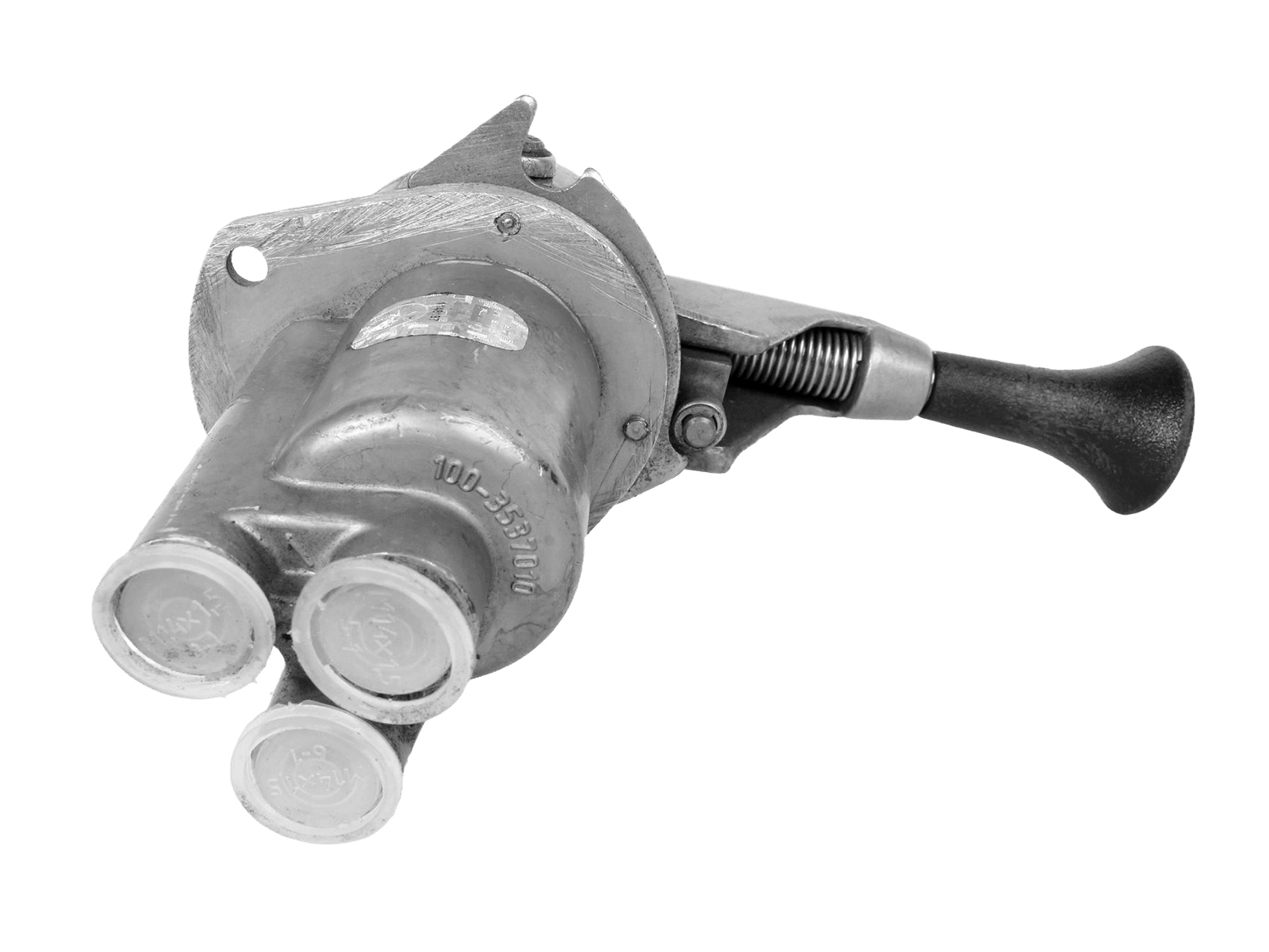 Кран ЗИЛ, МАЗ, КАМАЗ ручного тормоза 3-х выводной фотография №2