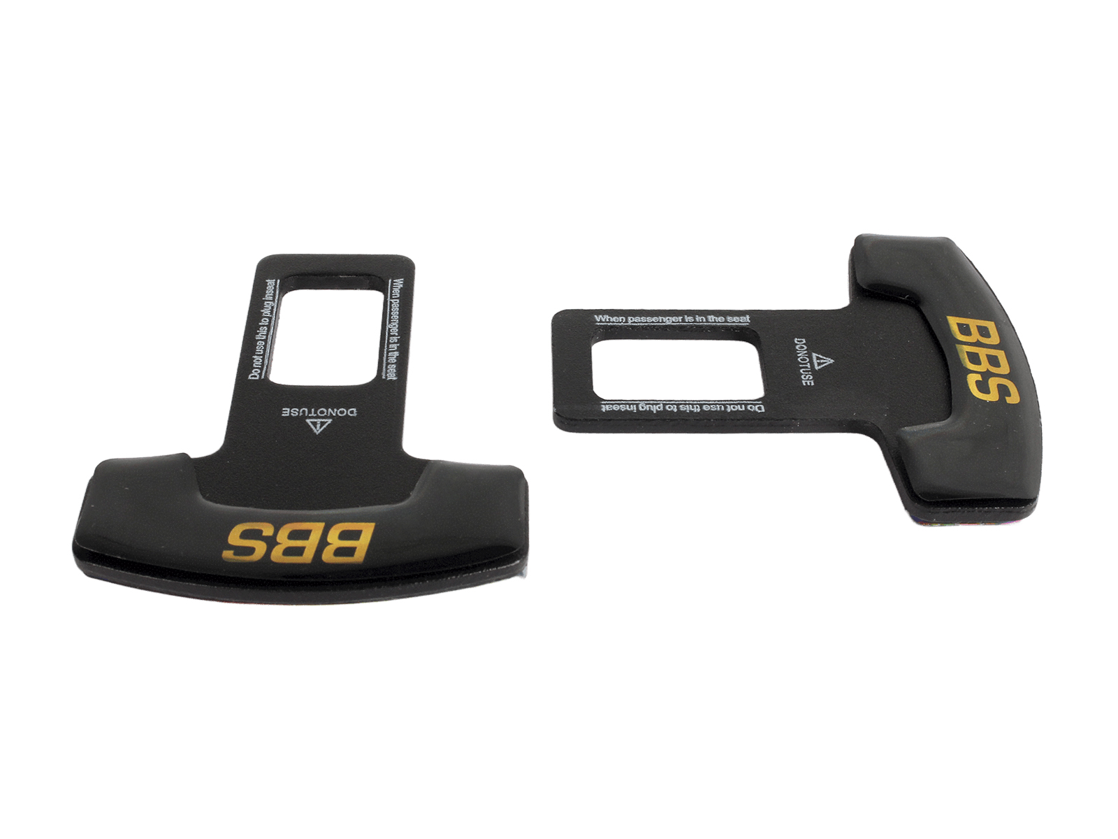 Заглушка ремня безопастности металл.BBS 2шт фотография №3