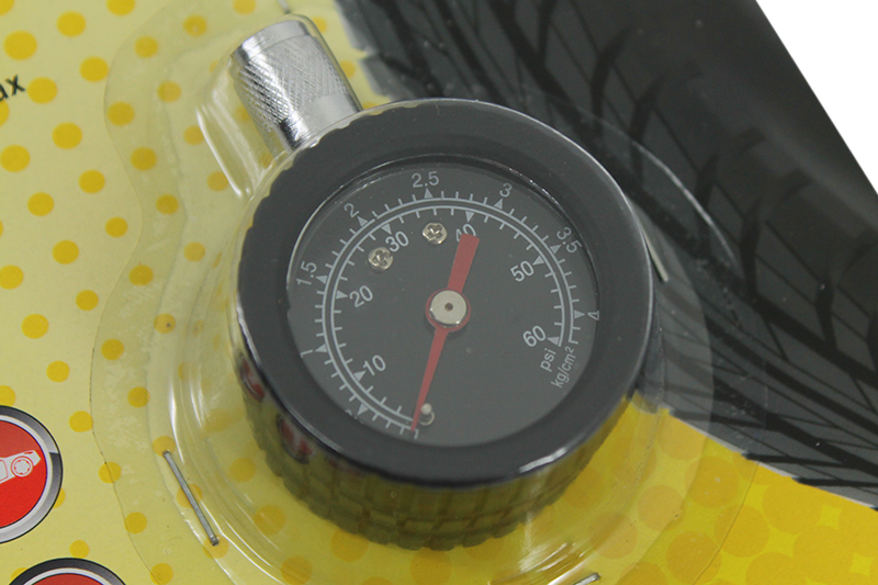 Манометр автомобильный, колесо с круглой шкалой 4.5атм. IMG V720 BLACK фотография №2