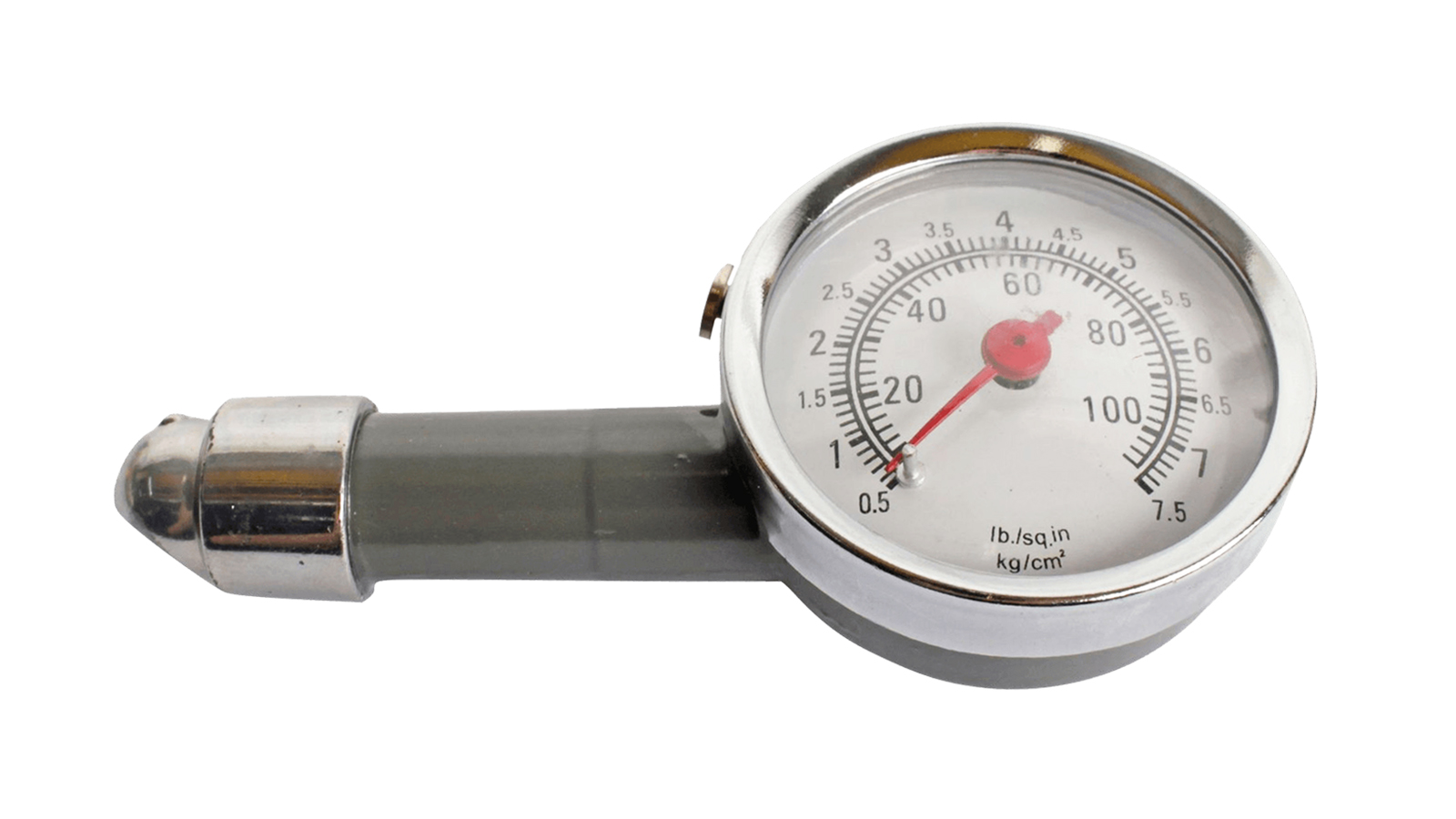 Манометр шинный металлический 0.5 - 7.5 кг/см2 фотография №1