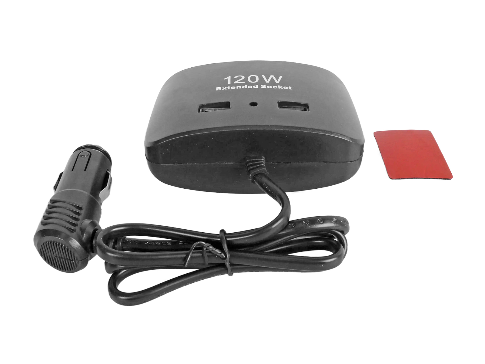 Разветвитель 3 гнезда 2 USB Olesson 1511, черный R4151 фотография №4