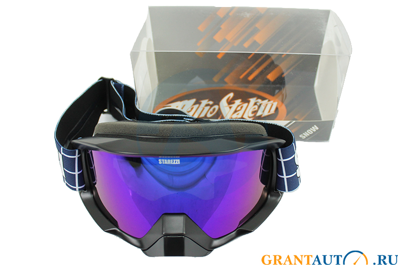 Очки кроссовые STAREZZI GOGGLES SHOW MATT BLACK 186-900 фотография №1